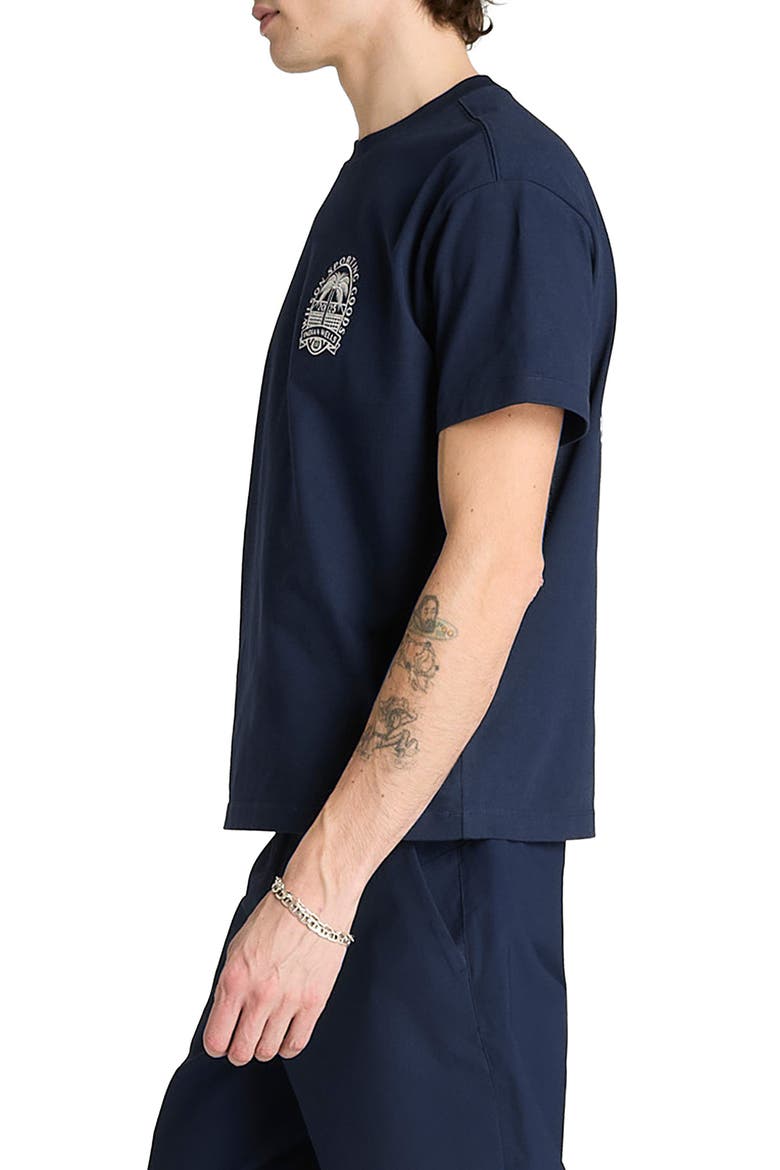 Classic Cotton Graphic T-Shirt, Alternate, color, CLASSIC NAVY