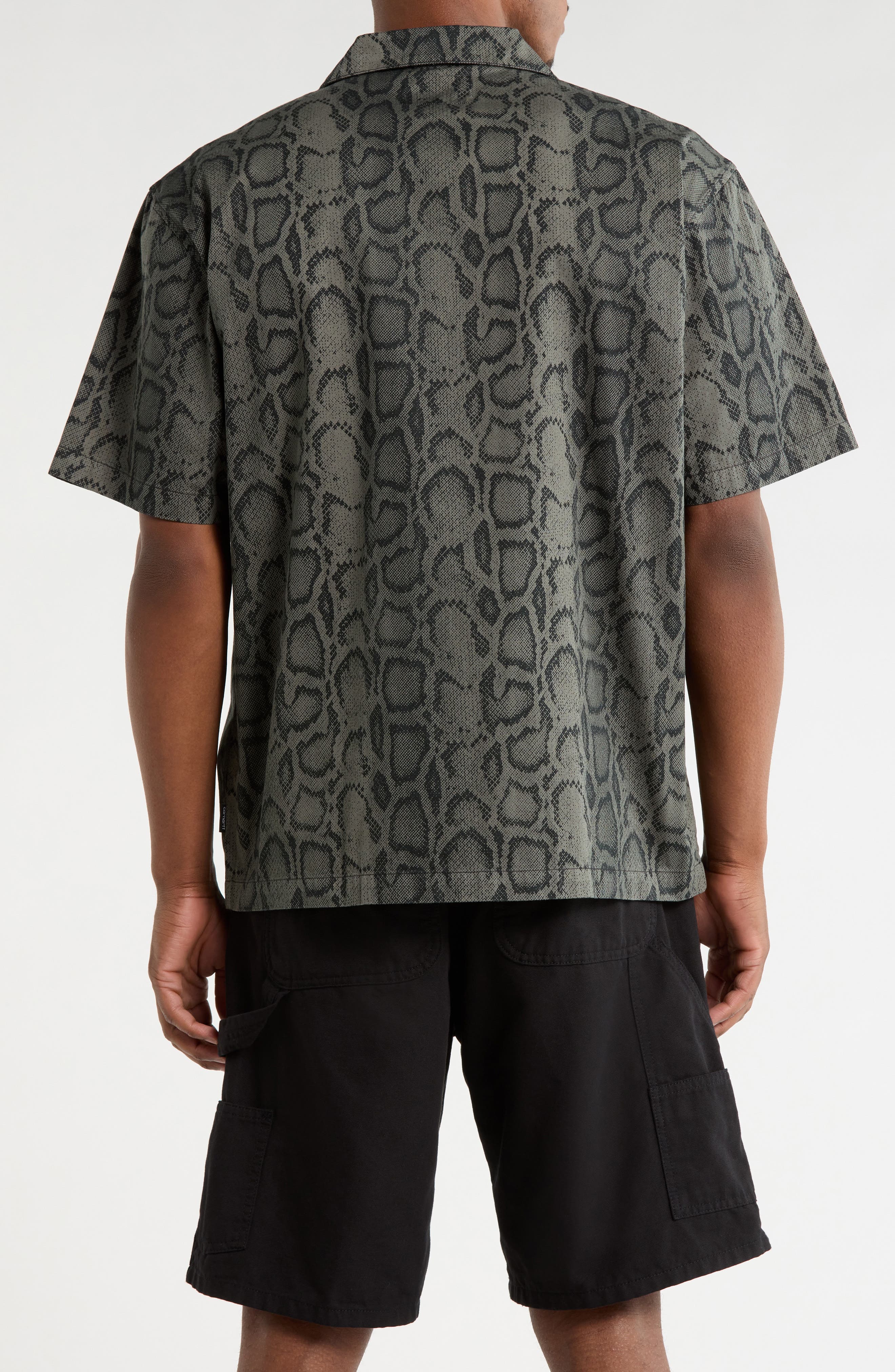 Snake Camo Cotton Twill Camp Shirt - image 2