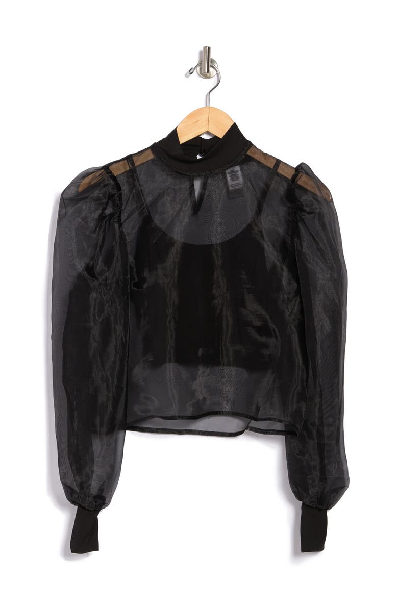 Know One Cares Organza Top, Alternate, color, 