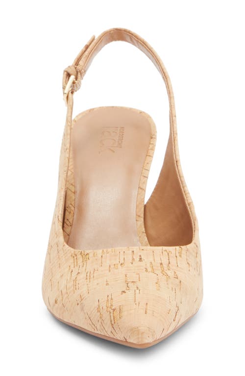 Nordstrom Rack Priscilla Slingback Pump In Natural Cork