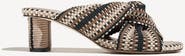 Amambaih Gilda Handwoven Knotted sandal with Sculptural Heel