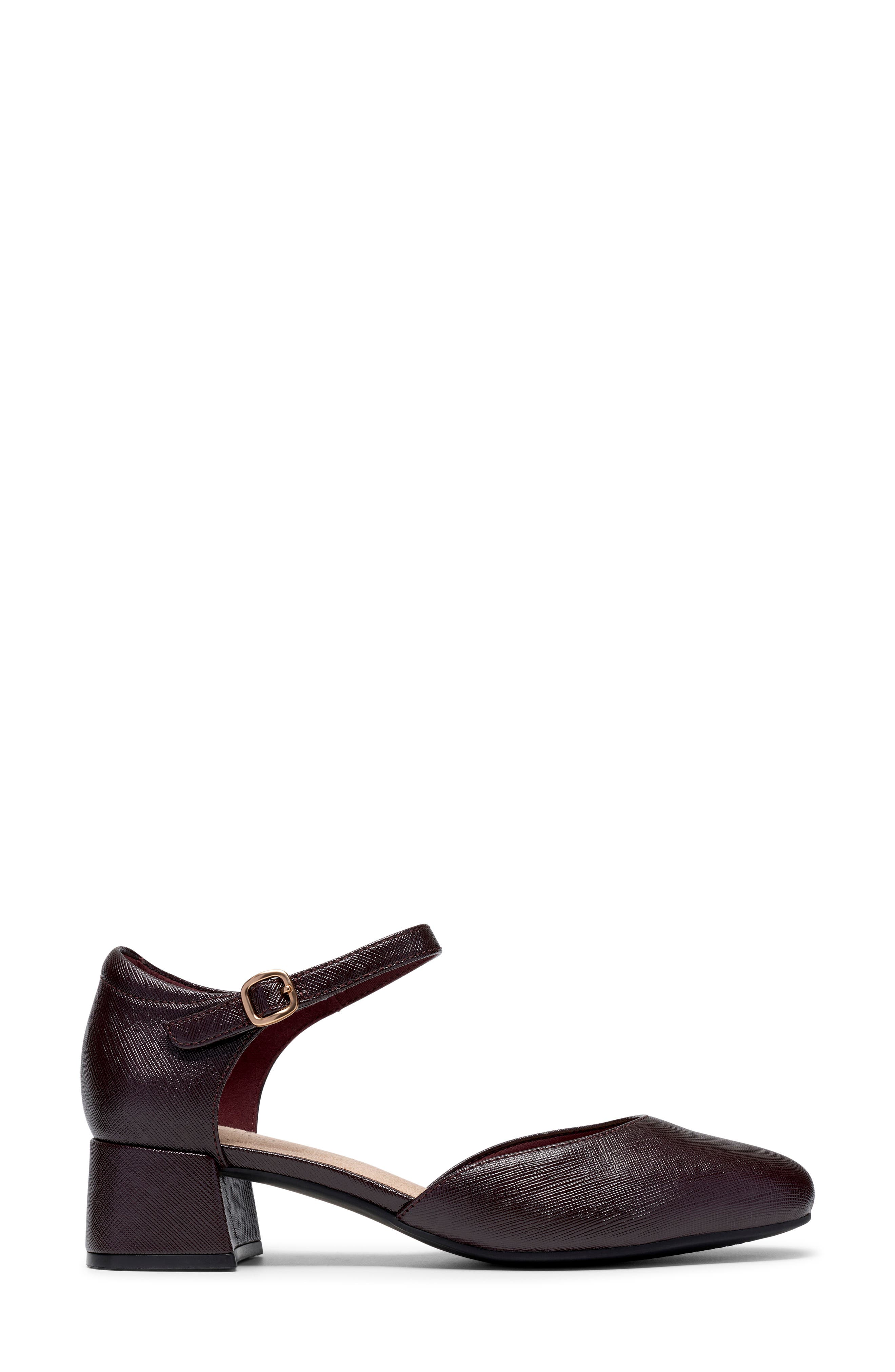 Iridessa Ankle Strap Pump, Alternate, color, MERLOT INTEREST