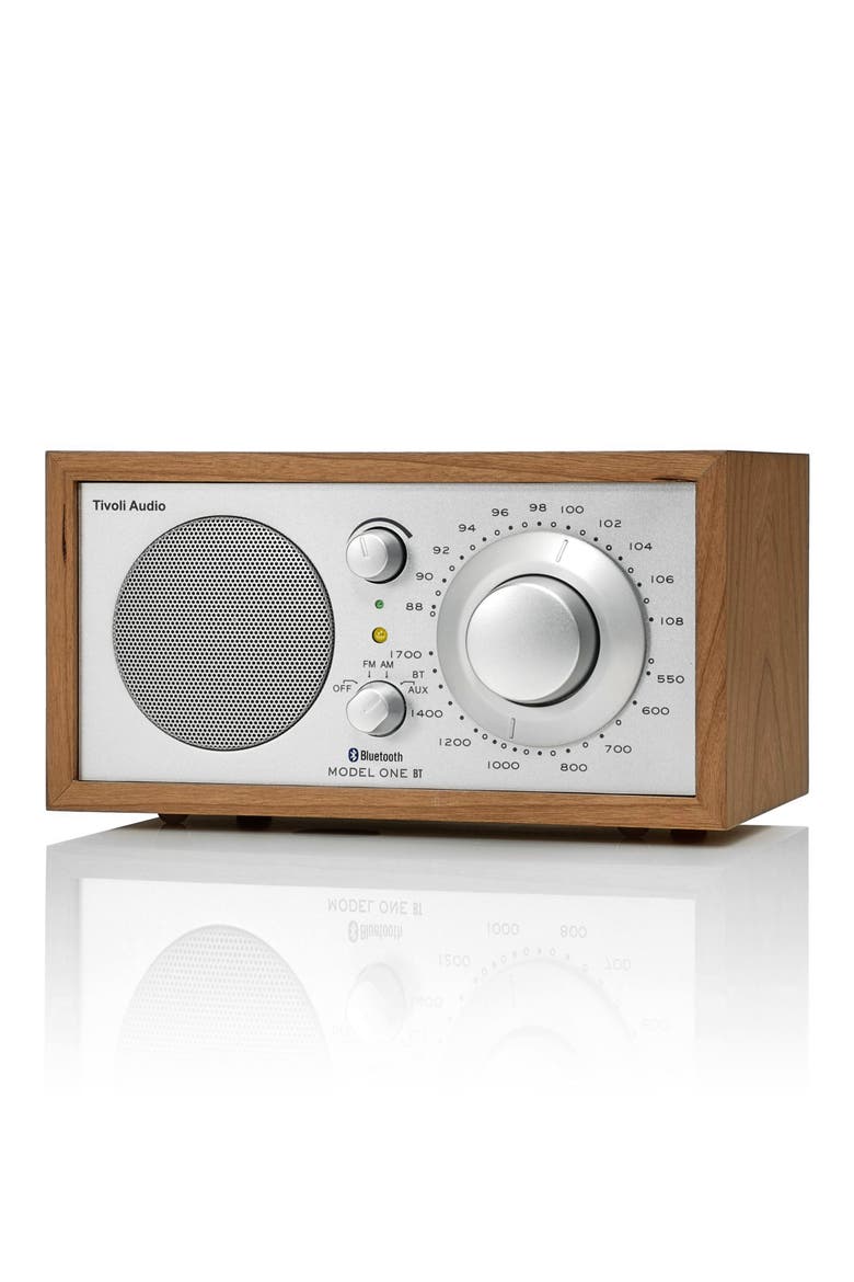 Model One Radio & Bluetooth® Speaker, Alternate, color, CHERRY/SILVER