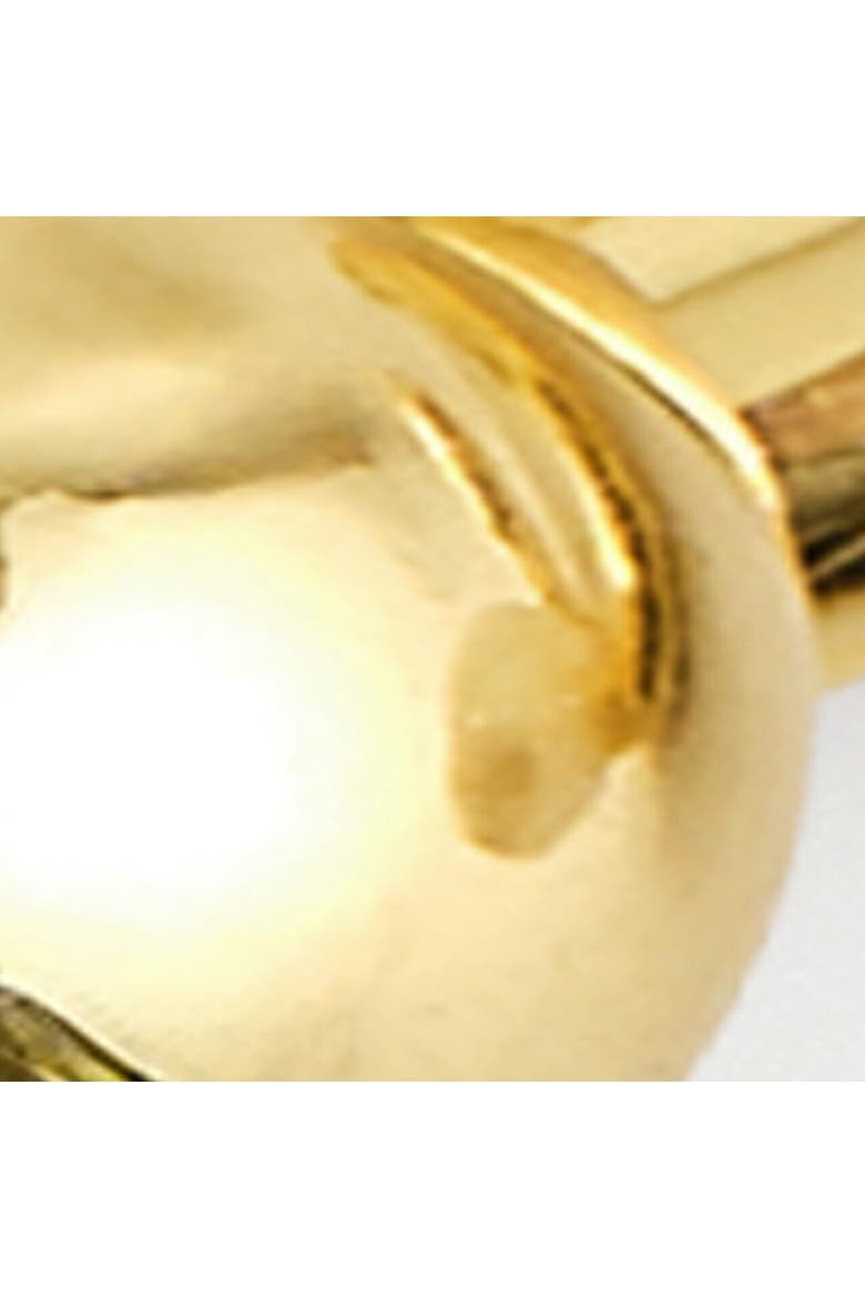 Asymmetric Freshwater Pearl Ear Cuffs, Alternate, color, GOLD