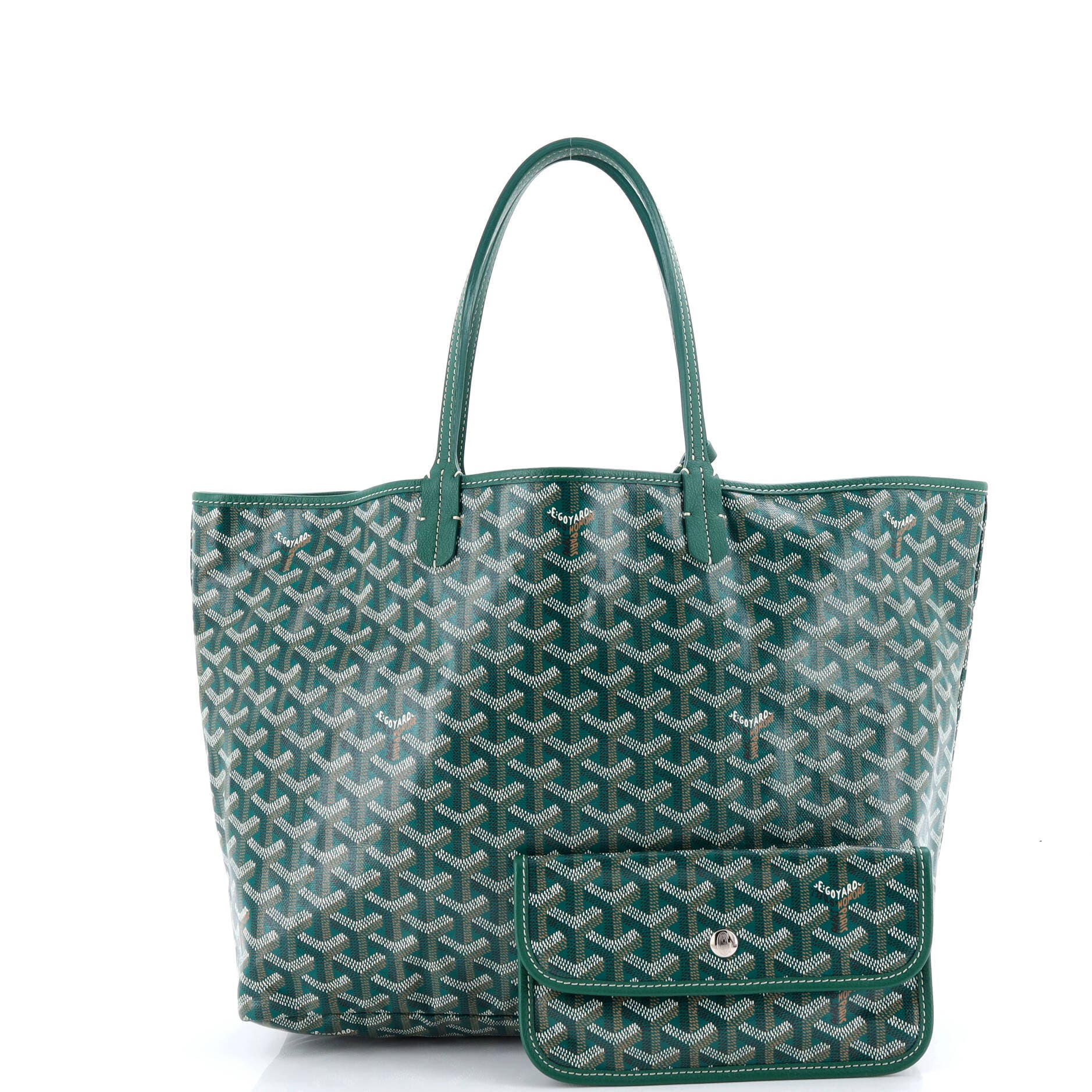 Pre-Owned Goyard Saint Louis Tote Coated Canvas PM, Alternate, color, 