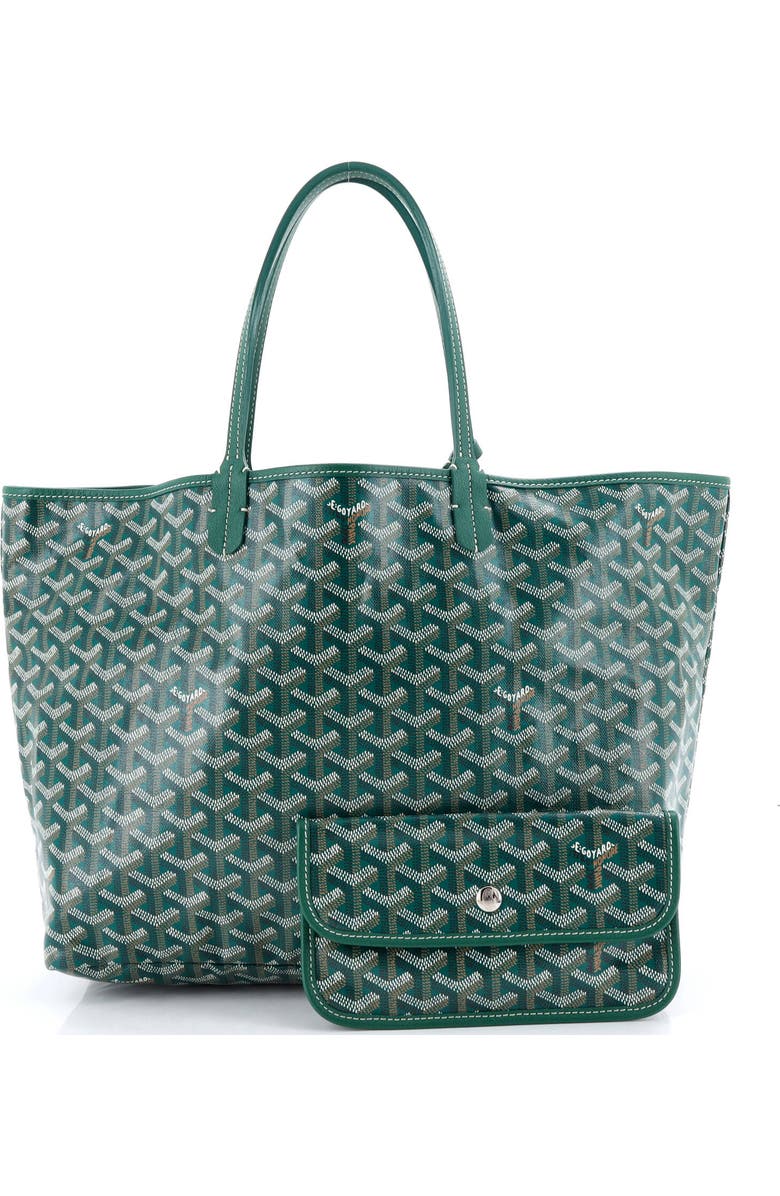 Pre-Owned Goyard Saint Louis Tote Coated Canvas PM, Alternate, color, Green