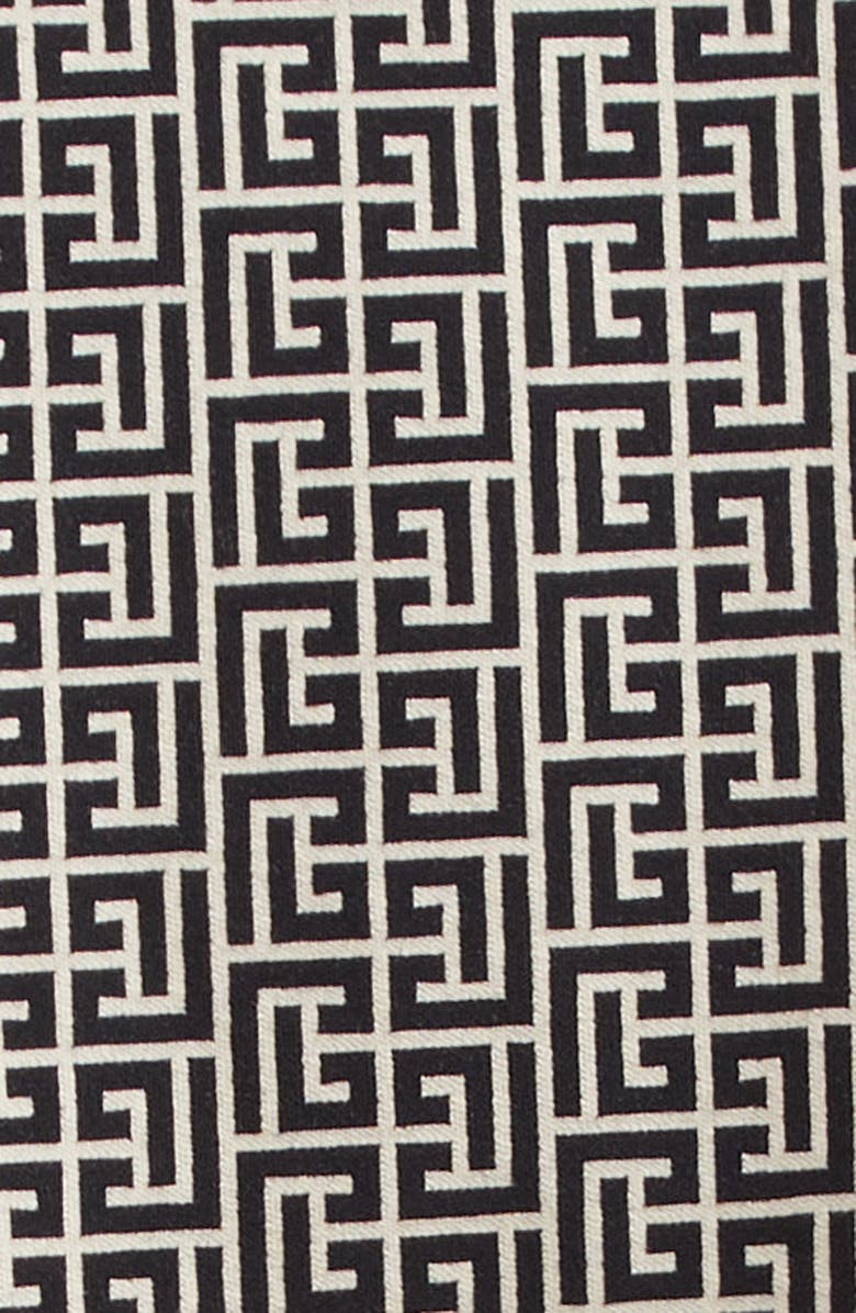 Balmain Couture Label Labyrinth Jacquard T-Shirt, Alternate, color,