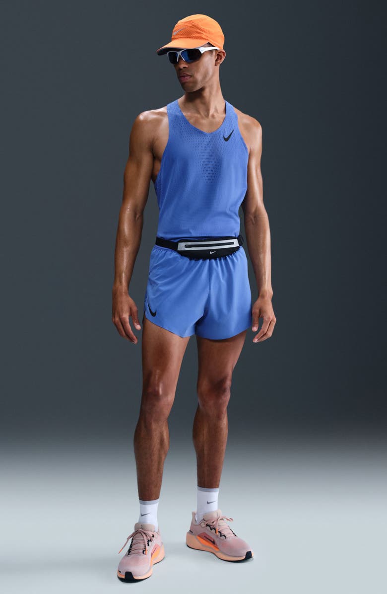 Nike AeroSwift 4-Inch Running Shorts, Alternate, color, Comet Blue/ Black
