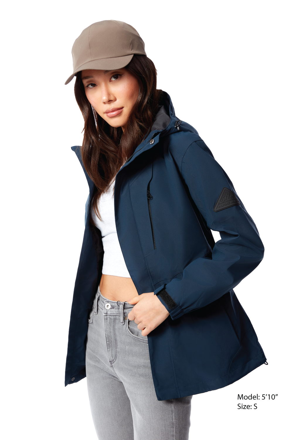 Tahsis - Lightweight Waterproof Shell Rain Jacket - image 4