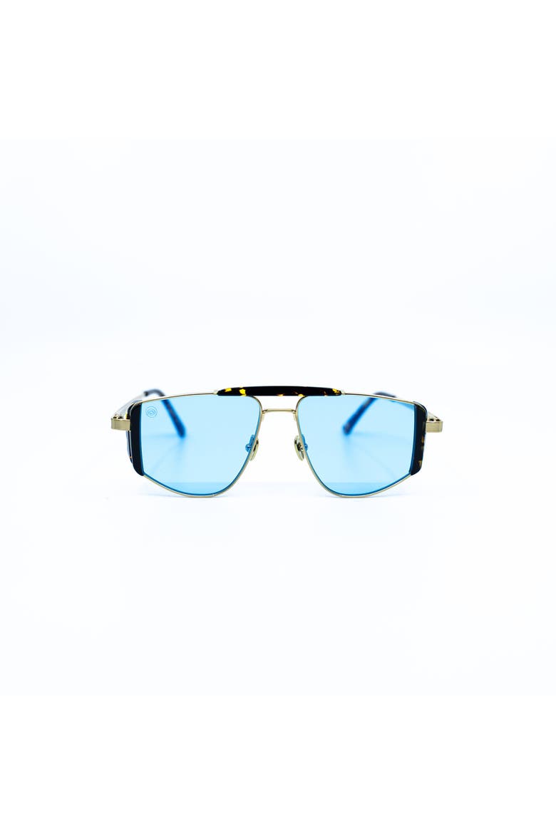 Five-o Havana Sunglasses, Main, color, Light Blue