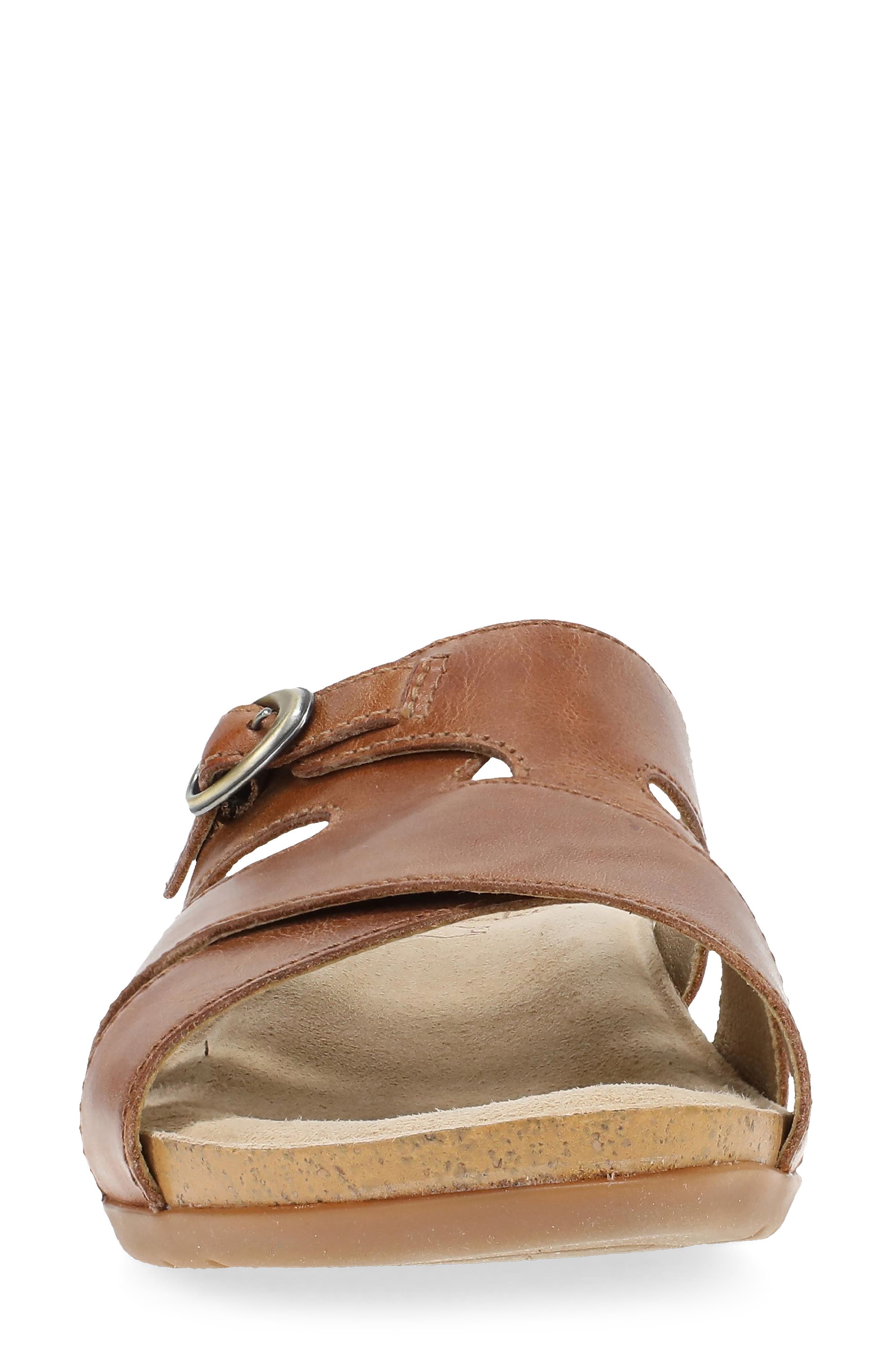Dansko Regan Slide Sandal, Alternate, color, Toffee