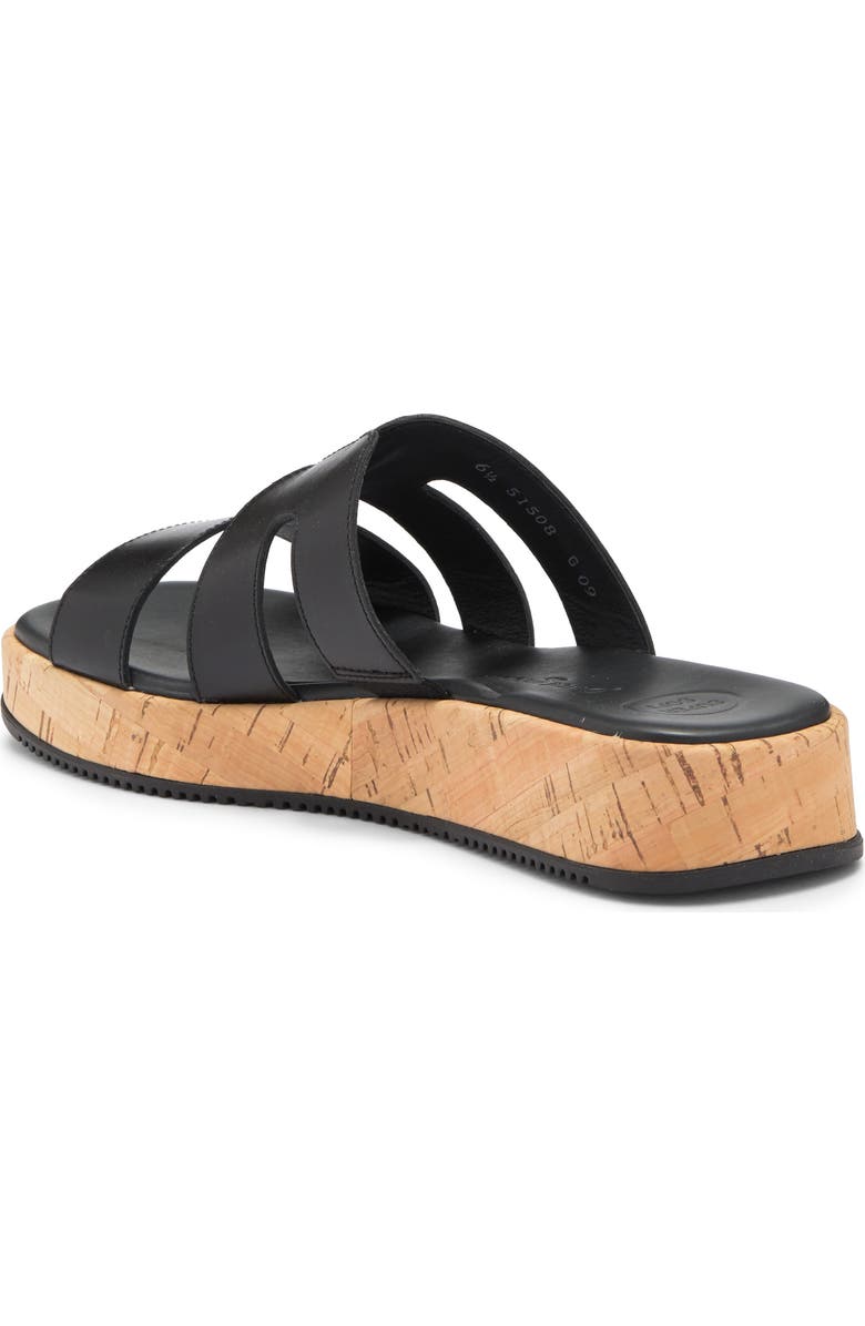 Paul Green Rae Slide Sandal, Alternate, color, Black Leather