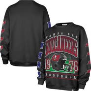 '47 Women's '47 Charcoal Tampa Bay Buccaneers Go Big Oversized Pullover Sweatshirt