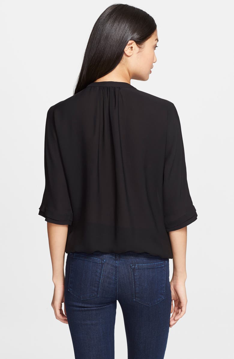 Joie 'Marru' Semi-Sheer Silk Blouse, Alternate, color,