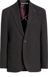 Jack Victor Hampton Contemporary Fit Textured Knit Wool Sport Coat
