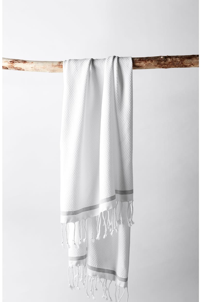 Mediterranean Organic Cotton Bath Essentials, Main, color, ALPINE WHITE W/SLATE