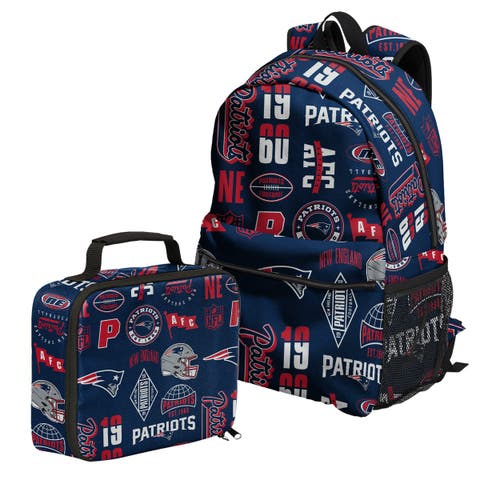 New England Patriots Backpack and Lunchbox Set