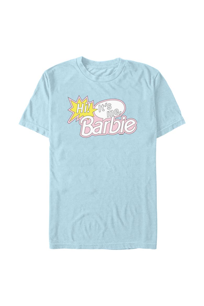 Men's Hi It Is me Quote T-Shirt, Main, color, Chambray