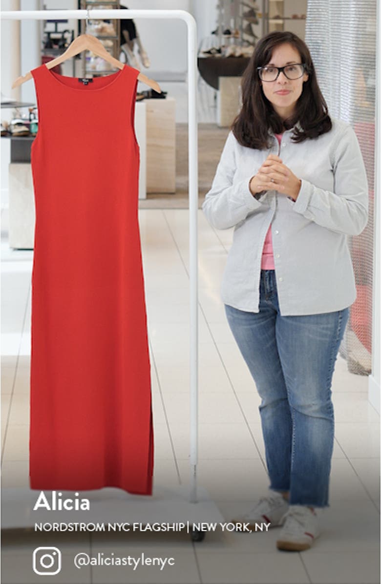 Alora Sleeveless Midi Sweater Dress, sales video thumbnail