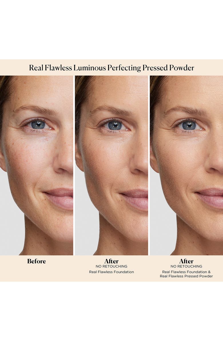 Laura Mercier Real Flawless Luminous Perfecting Talc-Free Pressed Powder, Alternate, color, Translucent Honey