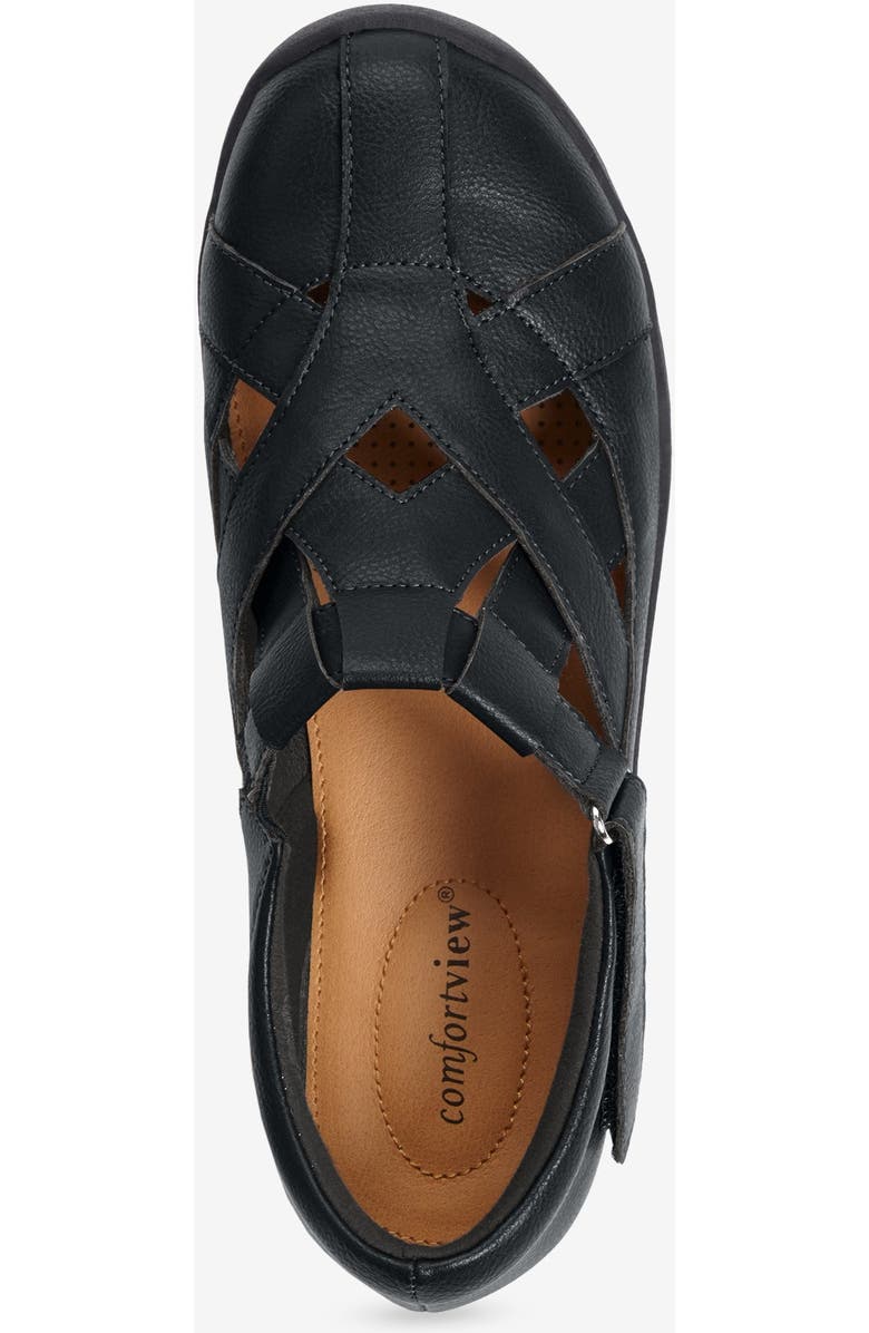 Comfortview The Cailyn Flat, Alternate, color, Black