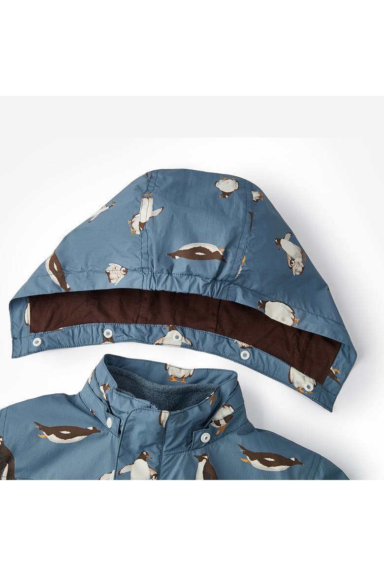 Hooded Windbreaker Jacket, Alternate, color, Penguin