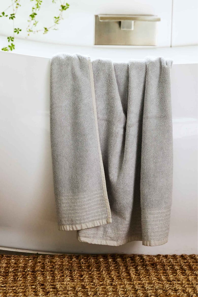 Viscose Odor & Mildew Resistant Spa Towel Collection, Bath Towel 1pc, Main, color, Stone