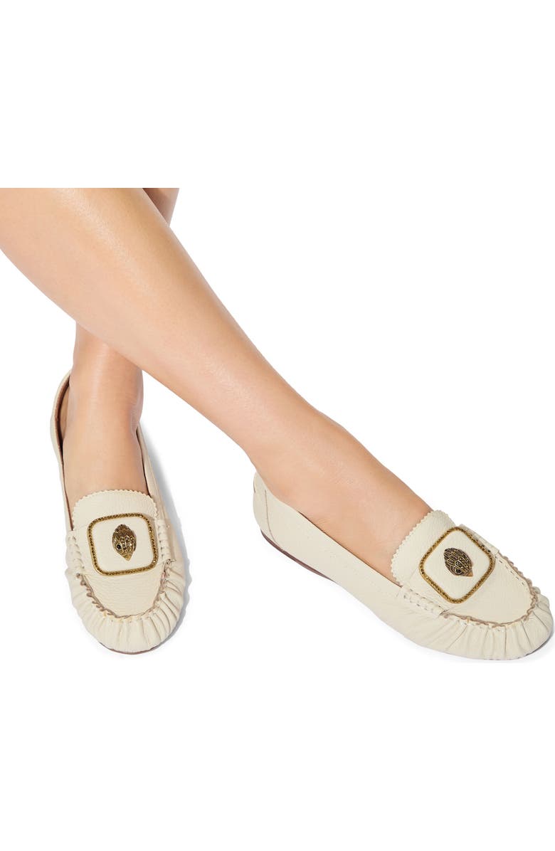 Kurt Geiger London Pimlico Leather Moccasin, Alternate, color, Natural