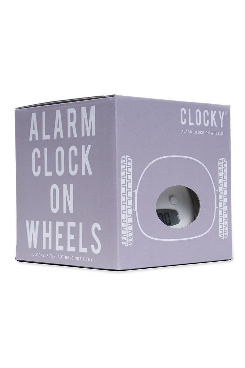 'Clocky' Alarm Clock, Alternate, color, ALMOND