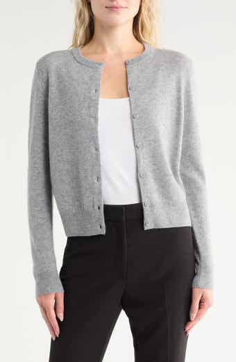 Nordstrom Crewneck Cashmere Cardigan