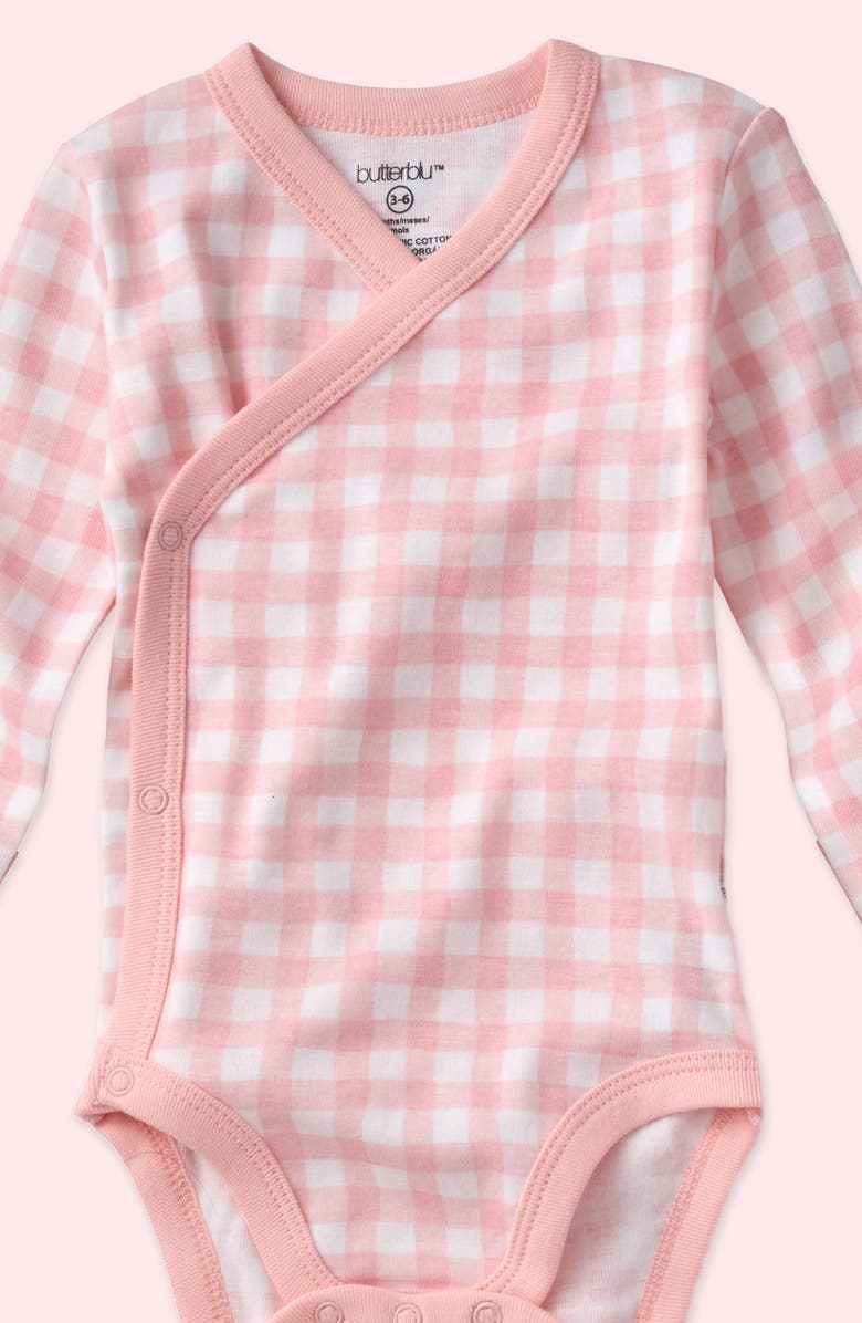 BUTTERBLU Check Me Out 6-Piece Baby Gift Set, Alternate, color, Pink Check