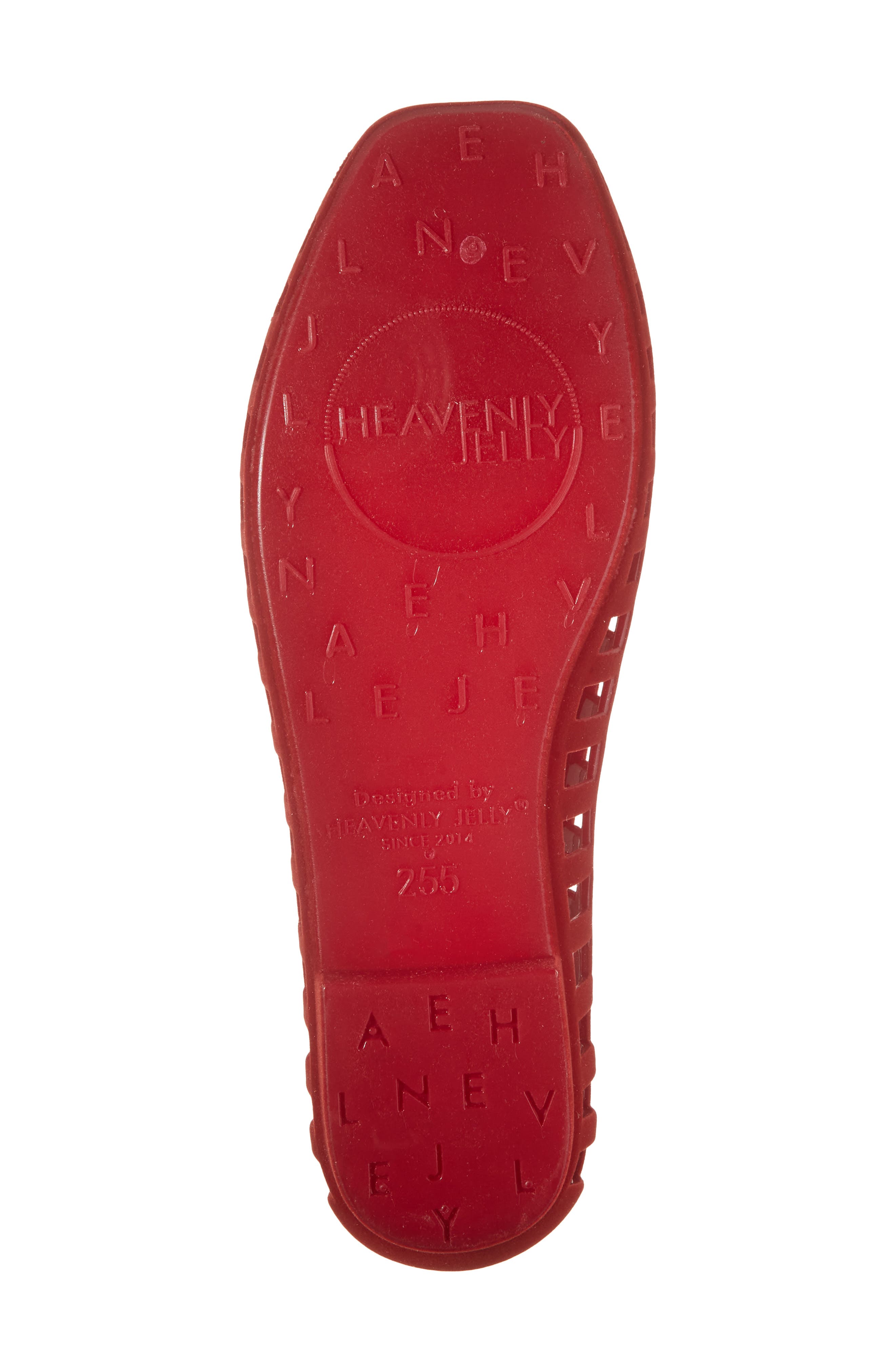Aura Jelly Ballet Flat, Alternate, color, RED