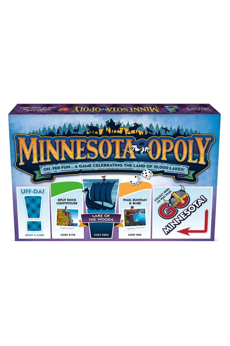 Minnesotaopoly Monopoly Board Game, Alternate, color, Multicolored