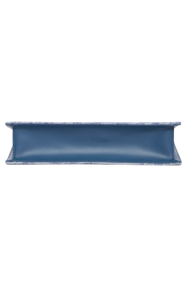 MCM Aren Wallet on a Chain, Alternate, color, Blue