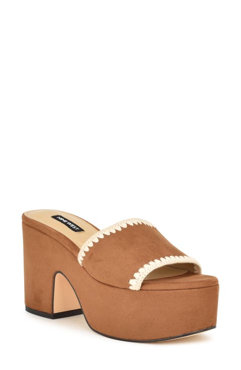 【大特価】Nine West Comiele Platform サンダル Comiele Platform Sandals – Nine West
