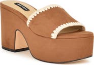 【NINE WEST】Yickie プラットフォーム サンダル Yickie Platform Slide Sandals – Nine West