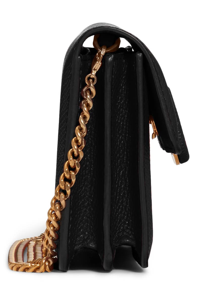 VSling Calfskin Wallet on a Chain, Alternate, color, NERO