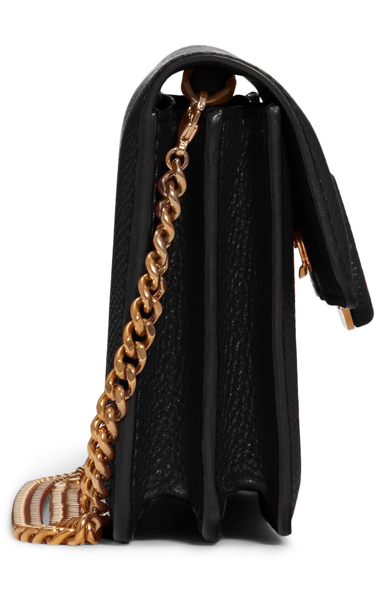 Valentino Garavani VSling Calfskin Wallet on a Chain, Alternate, color, 