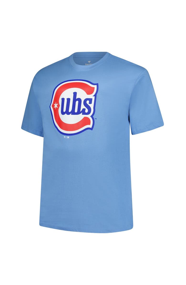 FANATICS Men's Fanatics Pete Crow-Armstrong Light Blue Chicago Cubs Big & Tall Name & Number T-Shirt, Alternate, color, Light Blue