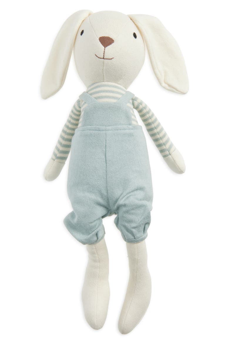 Finn Bunny Organic Cotton Stuffed Animal, Main, color, WHITE