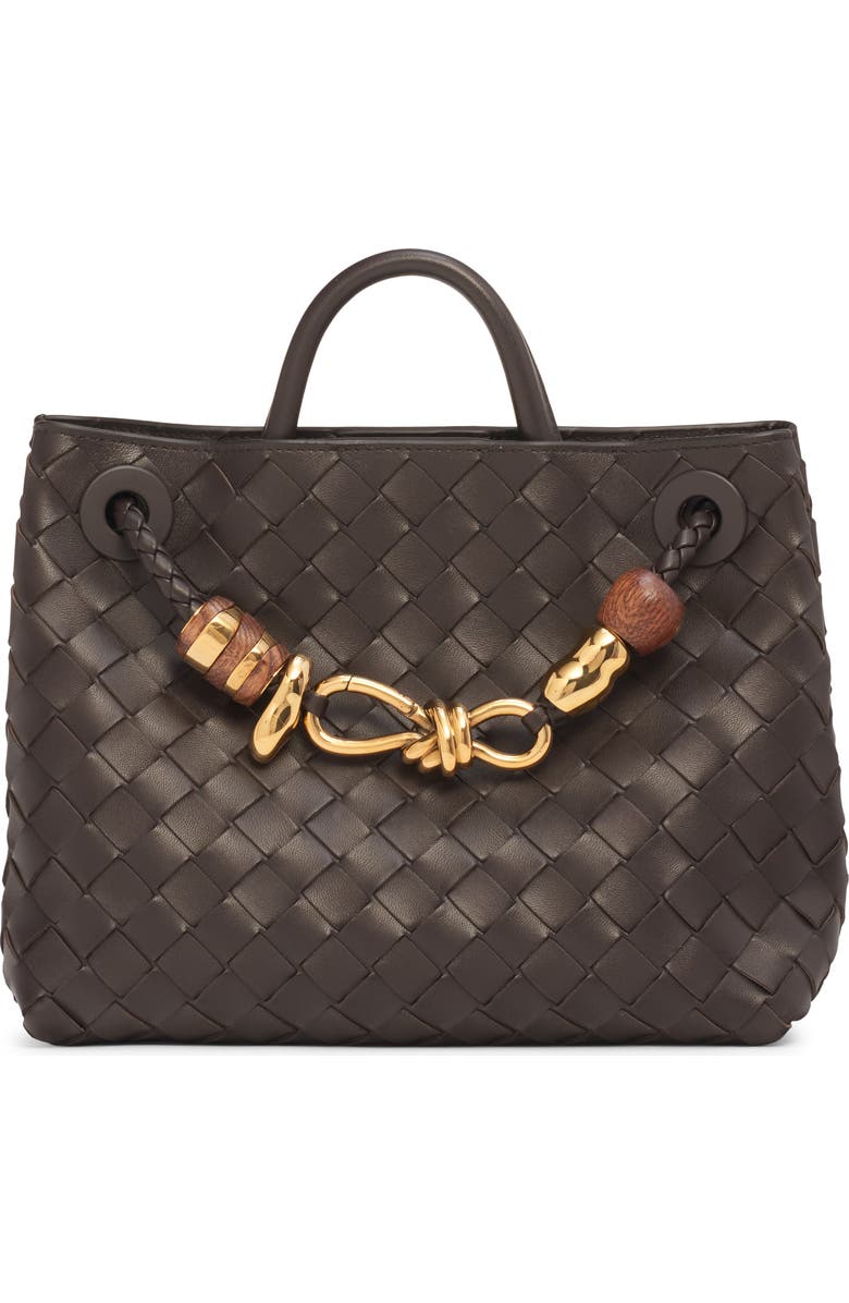 Bottega Veneta Small Andiamo Bead Intrecciato Leather Top Handle Bag, Main, color,