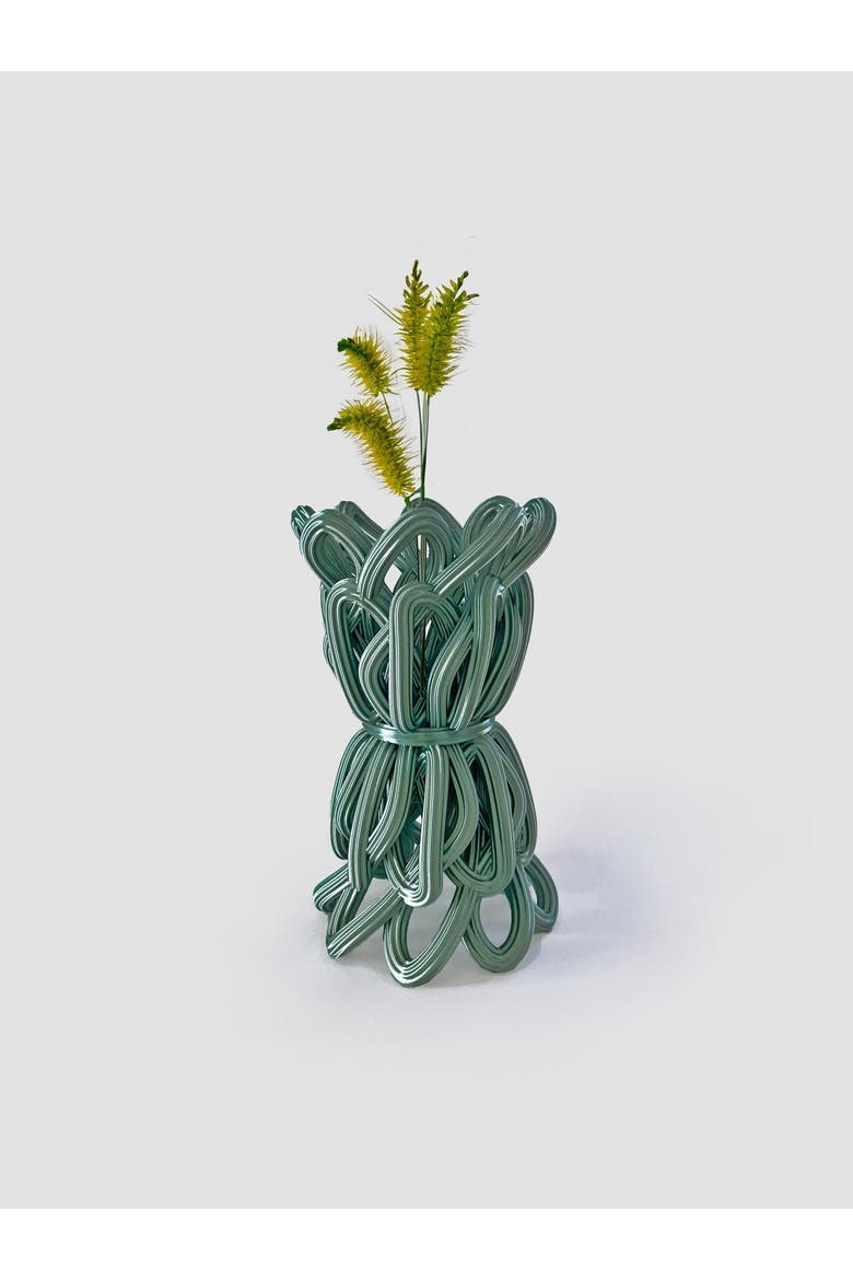 Frosting Vase, Main, color, Green