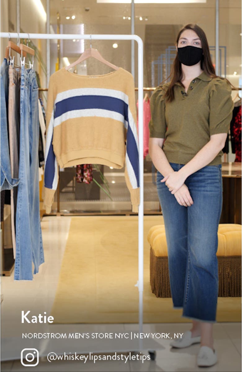 Palo Alto Cotton Blend Stripe Pullover, sales video thumbnail