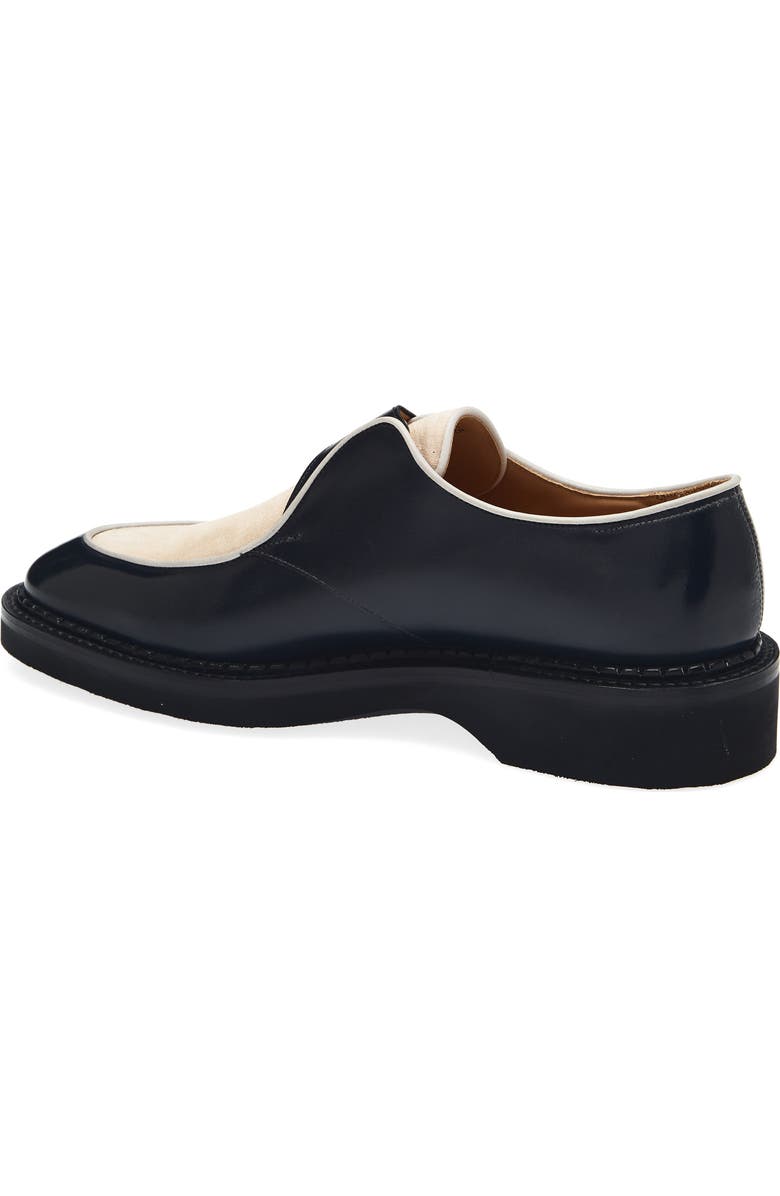 John Lobb Smith Colorblock Buckle Chukka Loafer, Alternate, color, Midnight/ Mist/ Sand