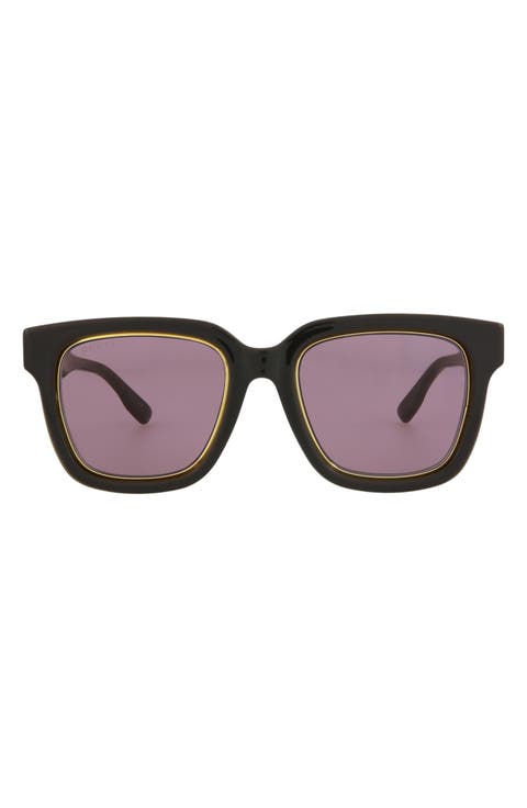 52mm Square Sunglasses