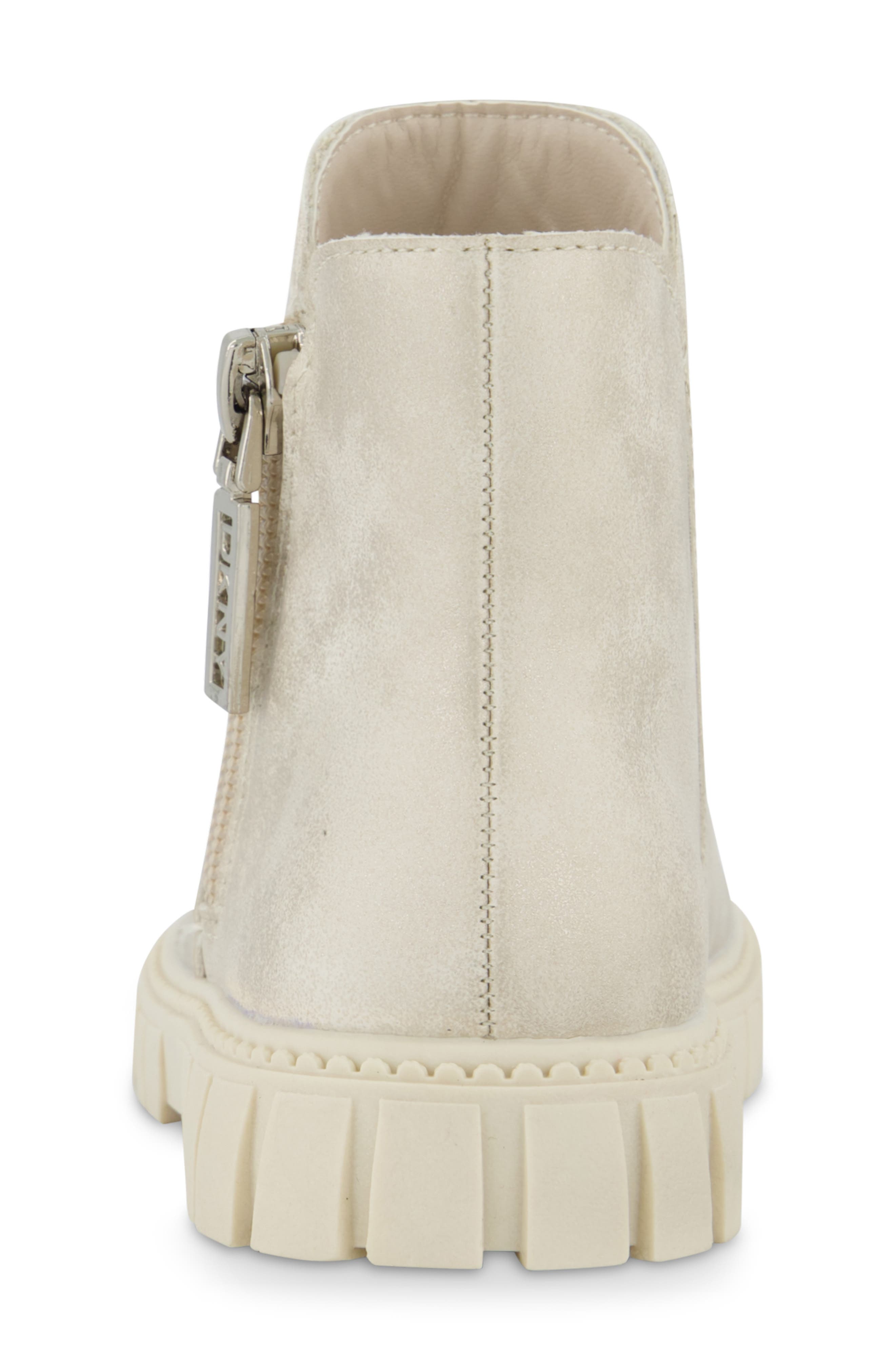 DKNY Kids' Carrie Justina Lug Boot, Alternate, color, Champagne
