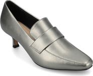 Journee Collection Celina Croc Embossed Loafer Pump - Wide Width Available