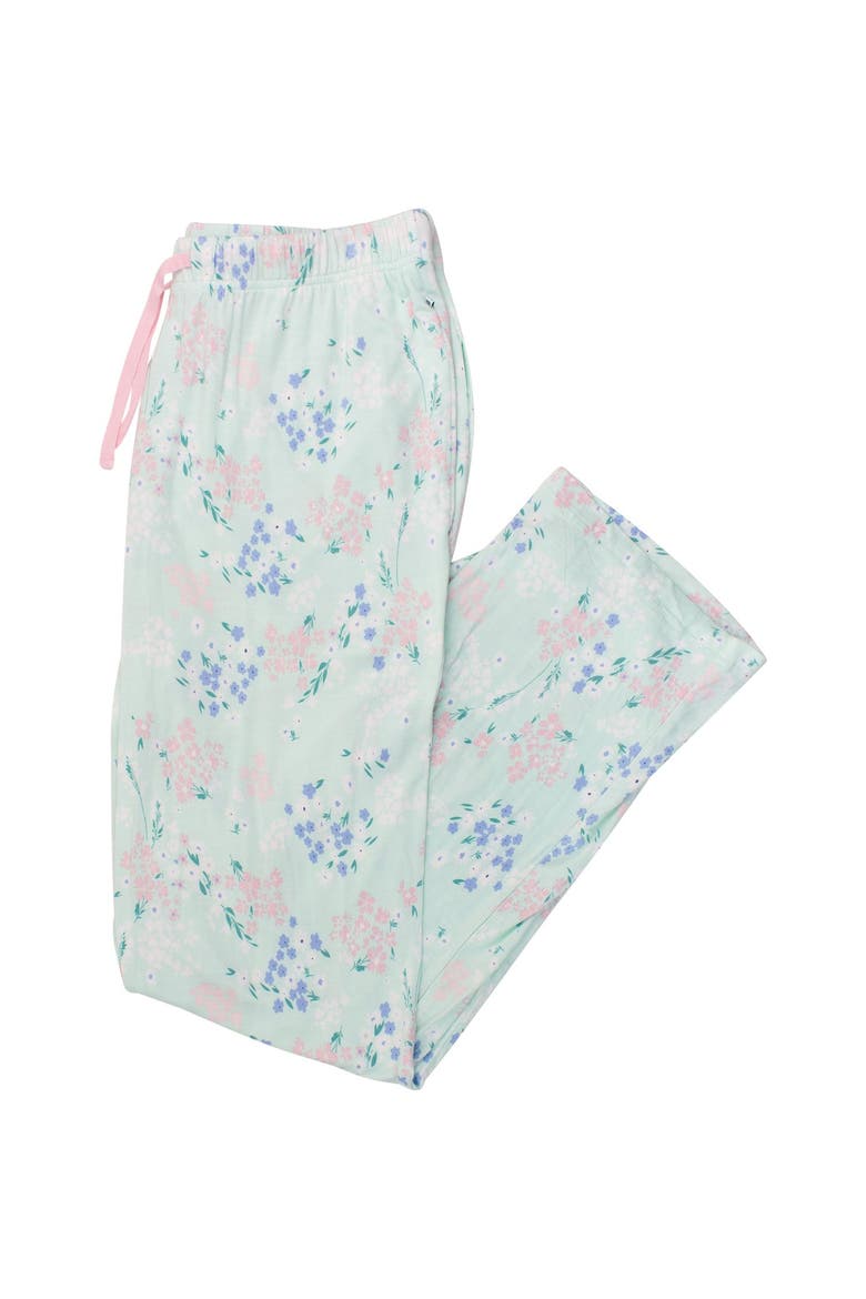 Softsnooze Gender Inclusive Adult Pajama Pants, Main, color, Mint Meadow