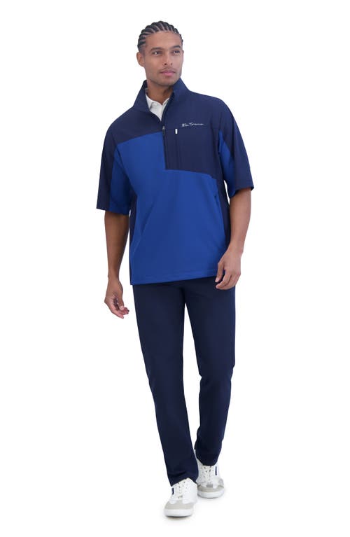 Ben Sherman Water Repellent Golf Top In Blue