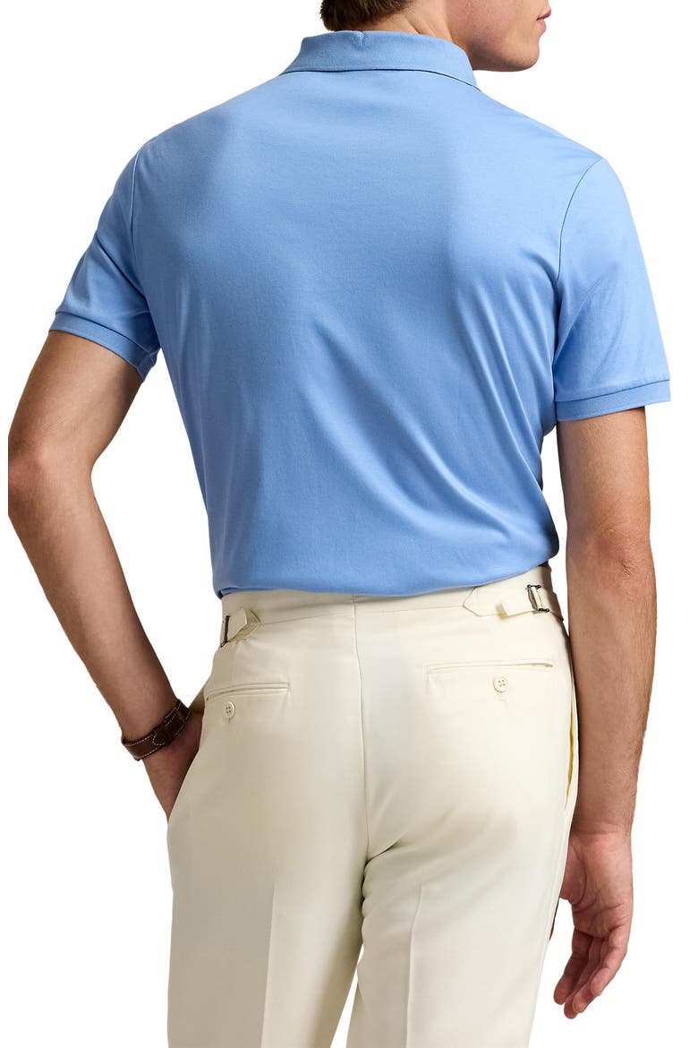 Solid Cotton Jersey Polo, Alternate, color, SKY BLUE
